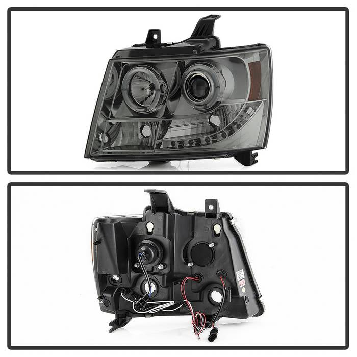 Spyder Chevy Suburban 1500 07-14 Projector Headlights LED Halo LED Smke PRO-YD-CSUB07-HL-SM 5009661