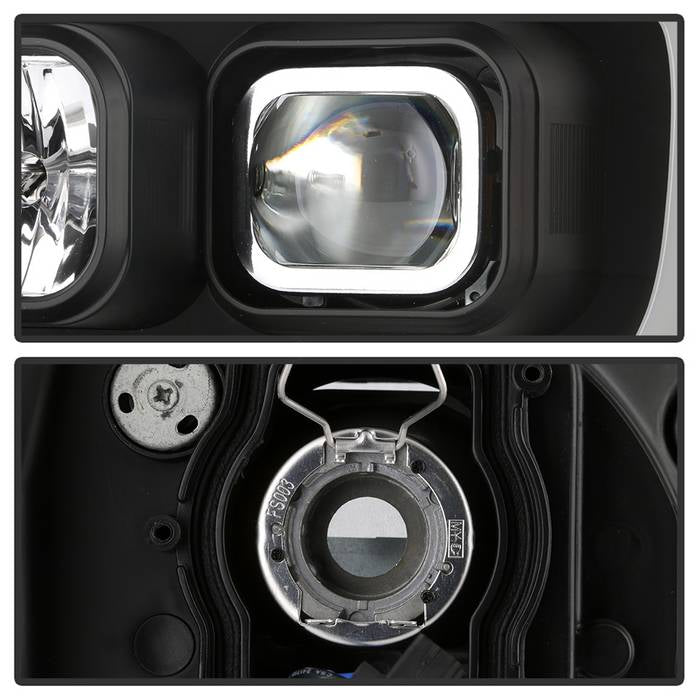 Spyder 07-14 Chevy Suburban/1500/2500/Tahoe V2 Projector Headlights All Blk PRO-YD-CSUB07V2-DRL-BKV2 5085986