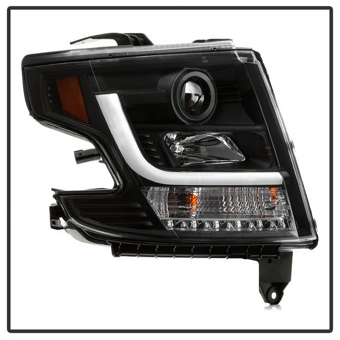 Spyder Chevy Tahoe / Suburban 2015 -2016 Projector Headlights - DRL LED - Black PRO-YD-CTA15-DRL-BK 5082541