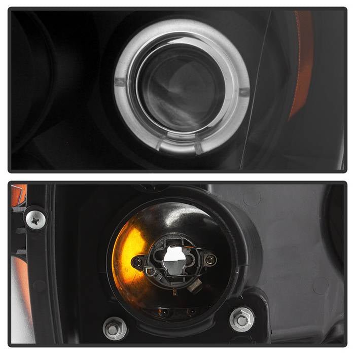 Spyder Dodge Ram 1500 06-08/Ram 2500 06-09 Projector Headlights LED Halo LED Blk PRO-YD-DR06-HL-BK 5010001
