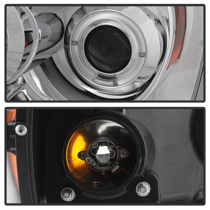 Spyder Dodge Ram 1500 06-08/Ram 2500 06-09 Projector Headlights LED Halo LED Chrm PRO-YD-DR06-HL-C 5010018