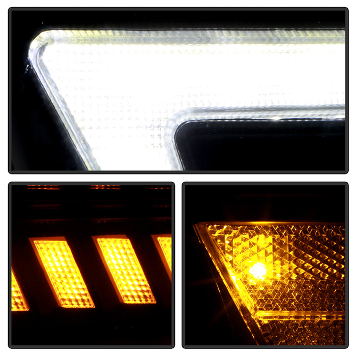 SPYDER 19-22 Dodge Ram 2500 (Halogen Only) Projector Headlights - Black PRO-YD-DR19HDHALSI-SEQ-BK 5088611