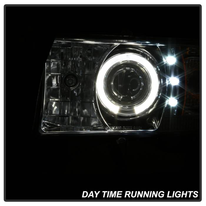 Spyder Dodge Ram 1500 94-01 94-02 Projector Headlights LED Halo LED Chrm PRO-YD-DR94-HL-AM-C 5010094
