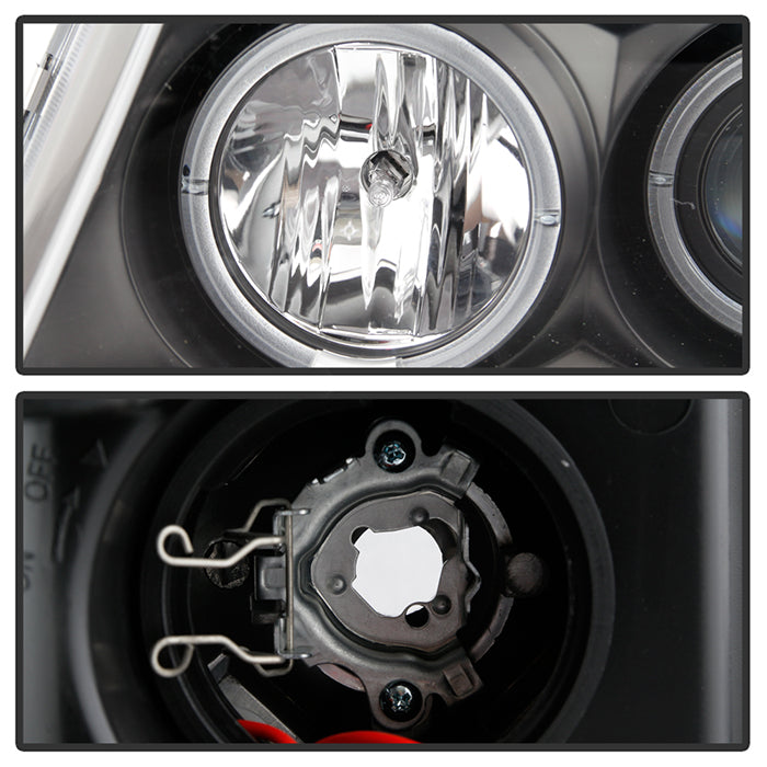 Spyder Ford F150 04-08 Projector Headlights Version 2 LED Halo LED Blk PRO-YD-FF15004-HL-G2-BK 5010209