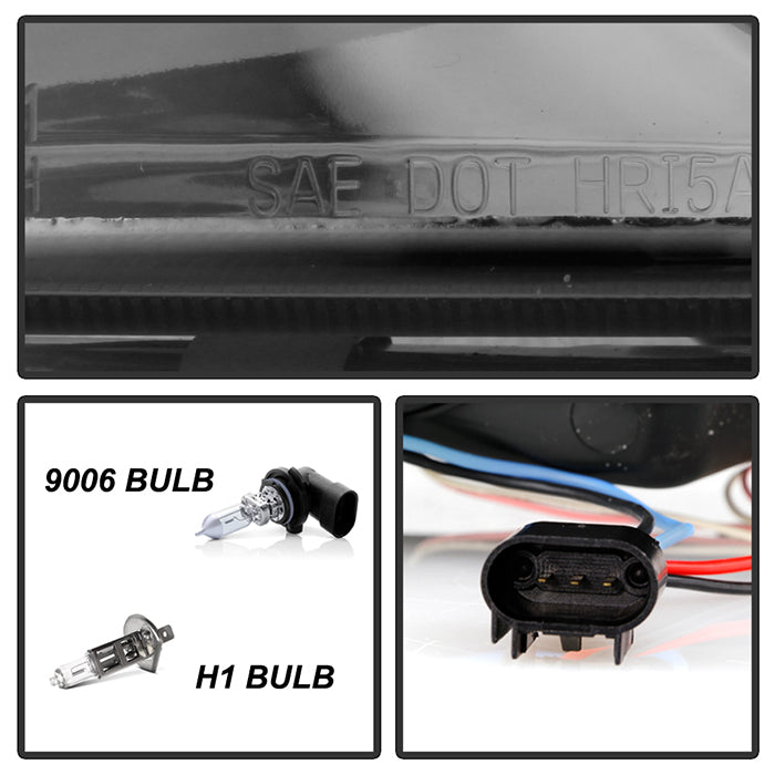 Spyder Ford F150 04-08 Projector Headlights Version 2 LED Halo LED Blk PRO-YD-FF15004-HL-G2-BK 5010209