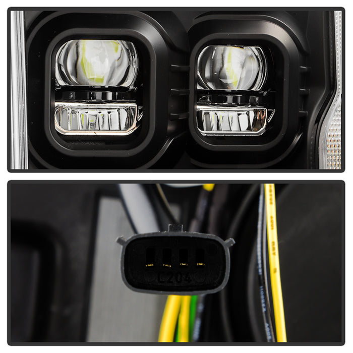 SPYDER Ford F150 20-21 Quad High-Power LED Module - Black (PRO-YD-FF15021HALAP-SBSEQ-BK) 5088833