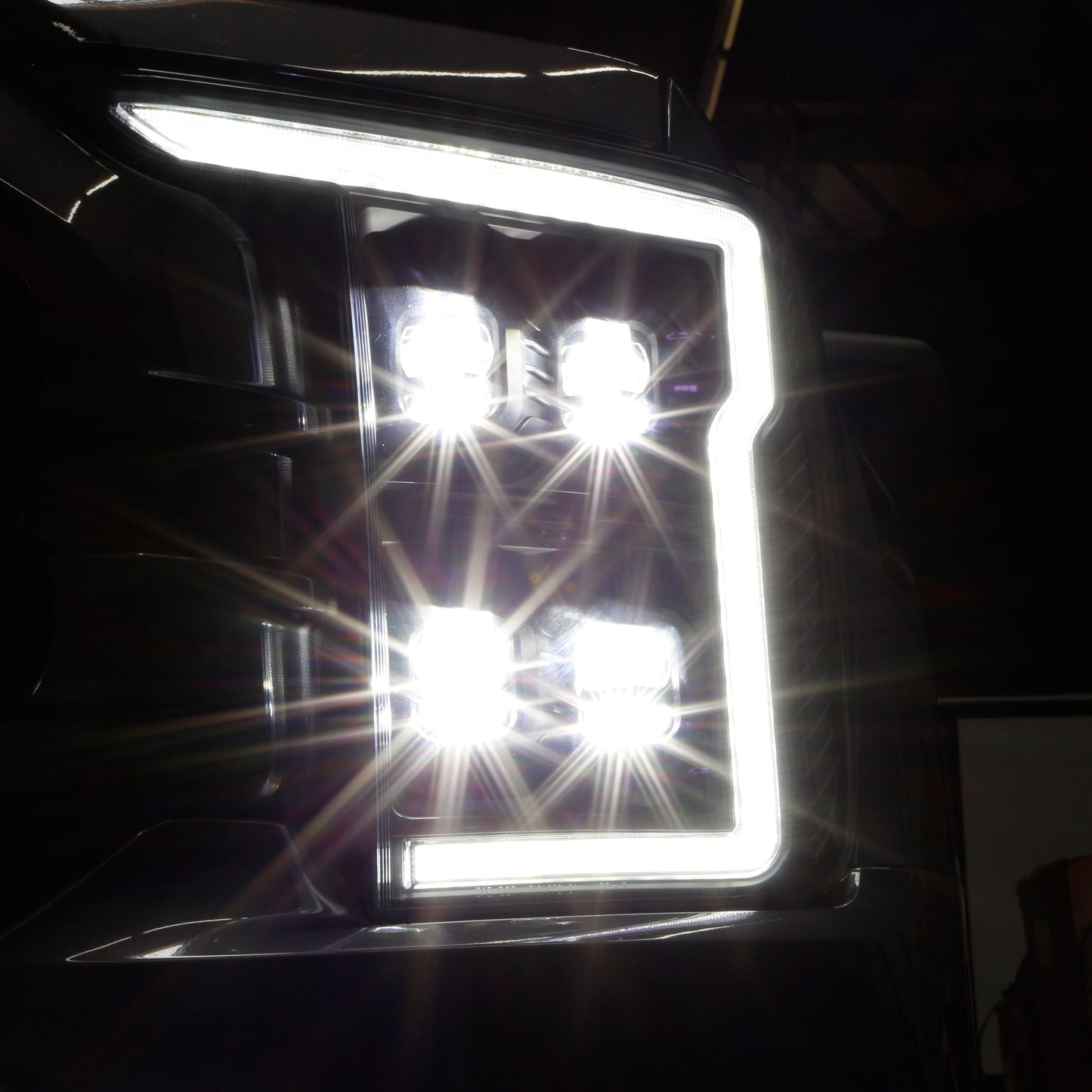 SPYDER Ford F150 20-21 Quad High-Power LED Module - Black (PRO-YD-FF15021HALAP-SBSEQ-BK) 5088833