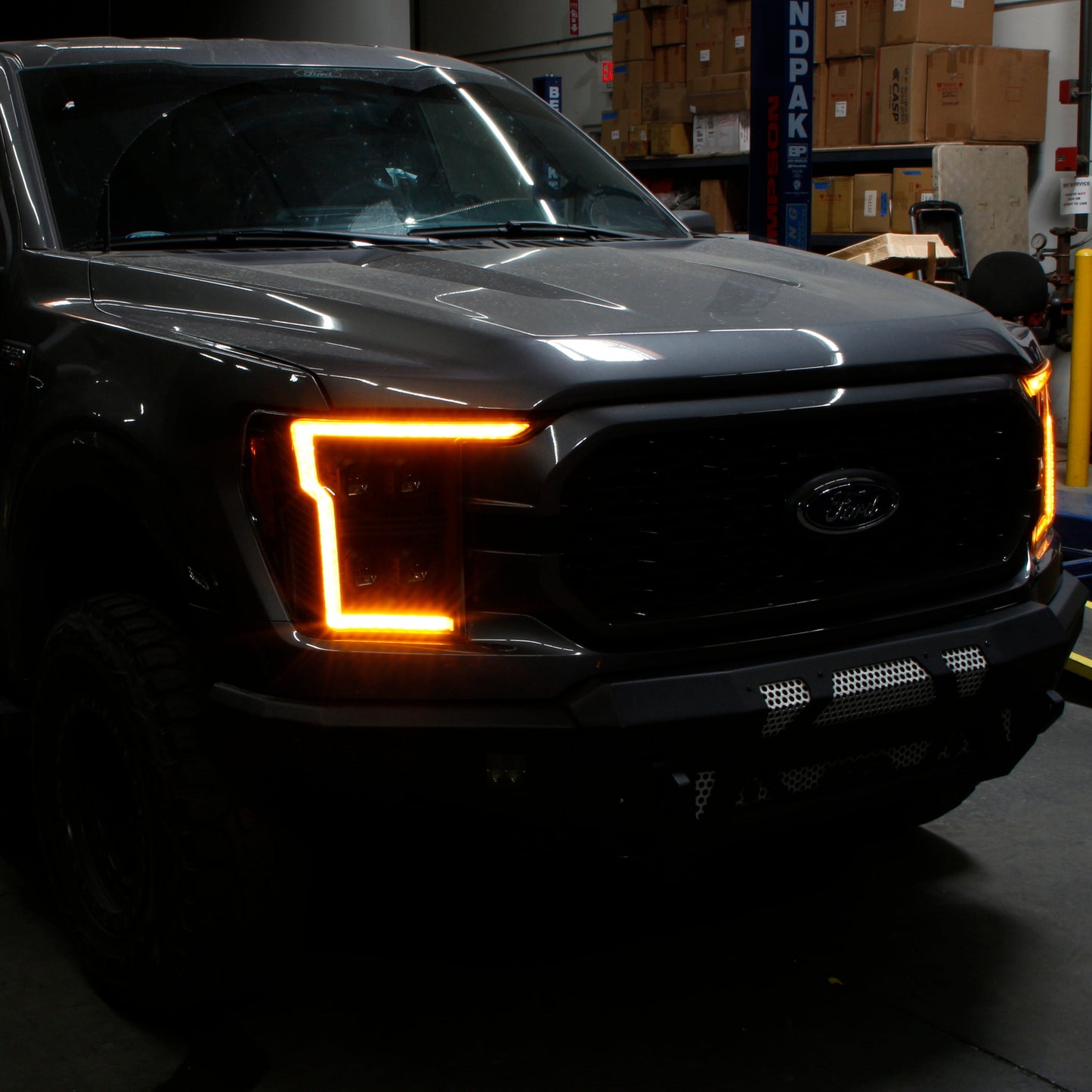 SPYDER Ford F150 20-21 Quad High-Power LED Module - Black (PRO-YD-FF15021HALAP-SBSEQ-BK) 5088833