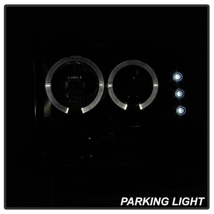 Spyder Ford F250 Super Duty 99-04 Projector Version 2 LED Halo LED Blk Smke PRO-YD-FF25099-1P-G2-BSM 5078452