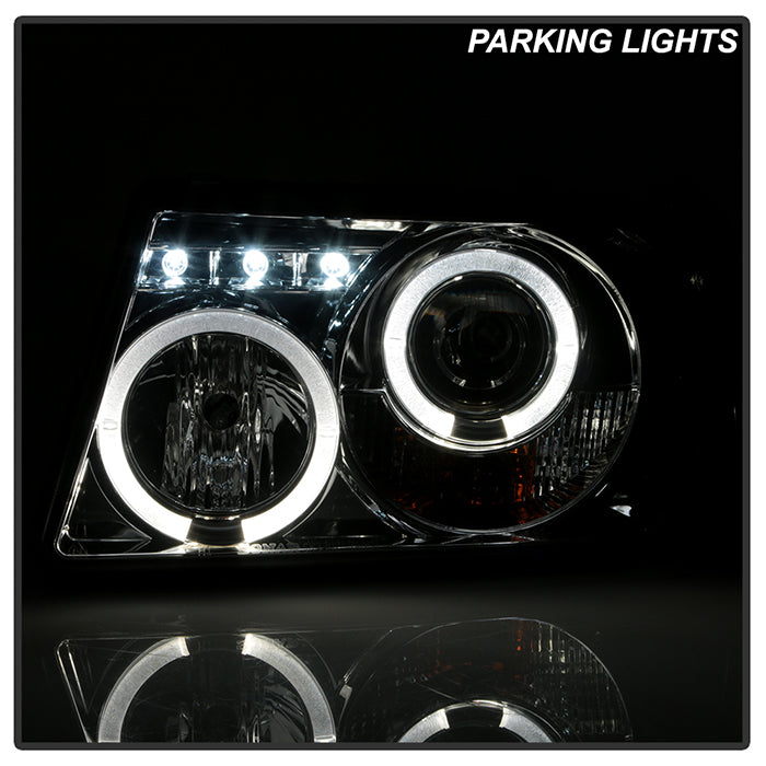 Spyder Ford Ranger 01-11 1PC Projector Headlights LED Halo LED Smke PRO-YD-FR01-1PC-HL-SM 5010513