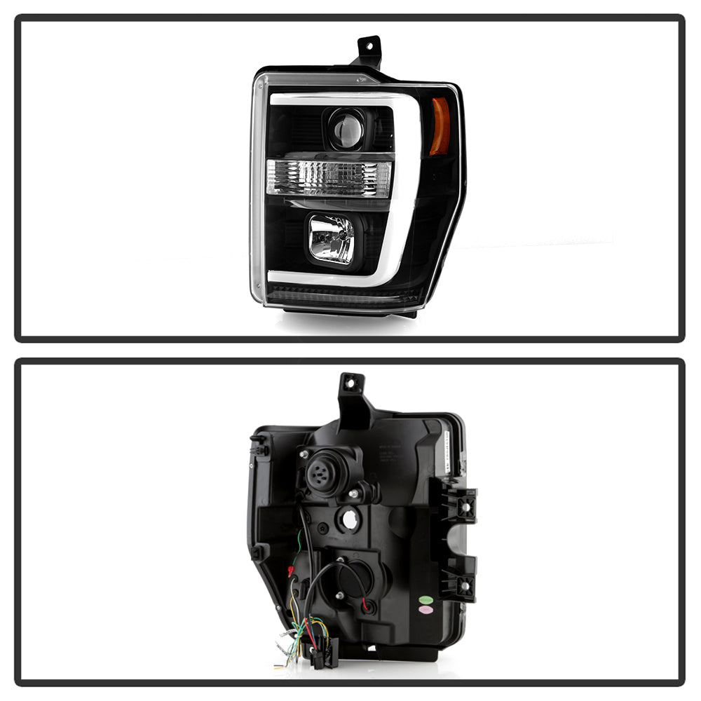 Spyder Ford F-250/350/450 08-10 V2 High-Power LED Headlights-Switch Back-Black PRO-YD-FS08PL-SBLB-BK 5087751