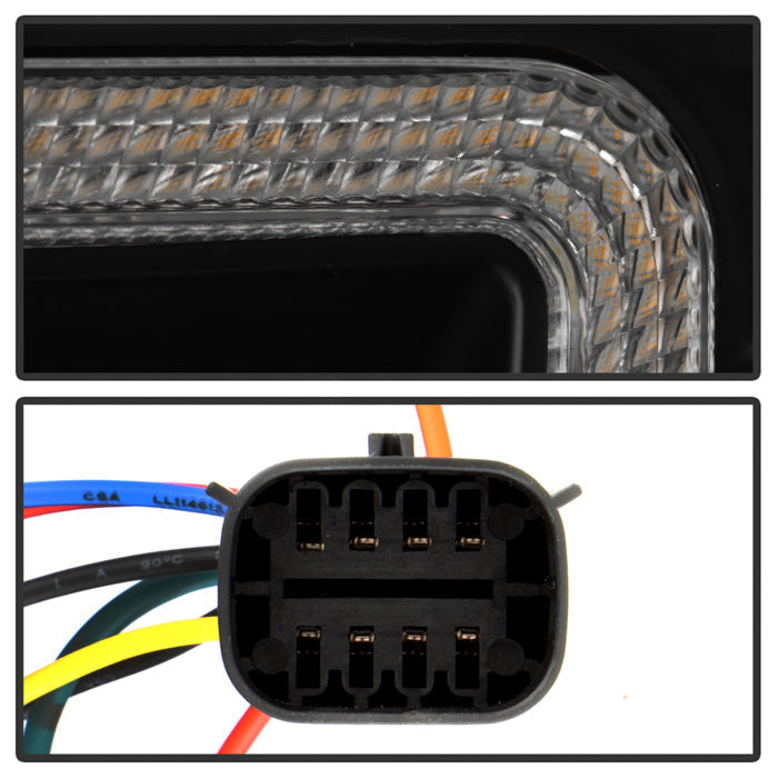 SPYDER Apex 15-20 GMC Yukon High-Power LED Module Headlights - Black (PRO-YD-GY15HALAP-SBSEQ-BK) 5088741