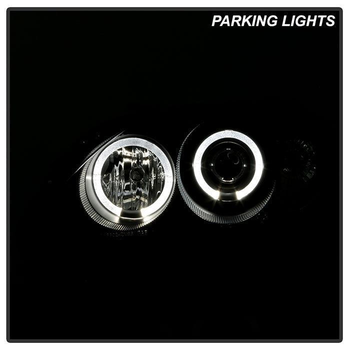 Spyder Honda Civic 99-00 Projector Headlights LED Halo Black High H1 Low H1 PRO-YD-HC99-AM-BK 5010933