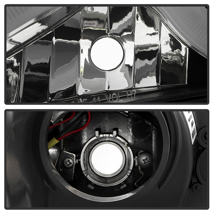 Spyder Hyundai Sonata 11-13 Verson 2 Projector - Light Bar DRL Blk PRO-YD-HYSON11V2-LBDRL-BK 5080882