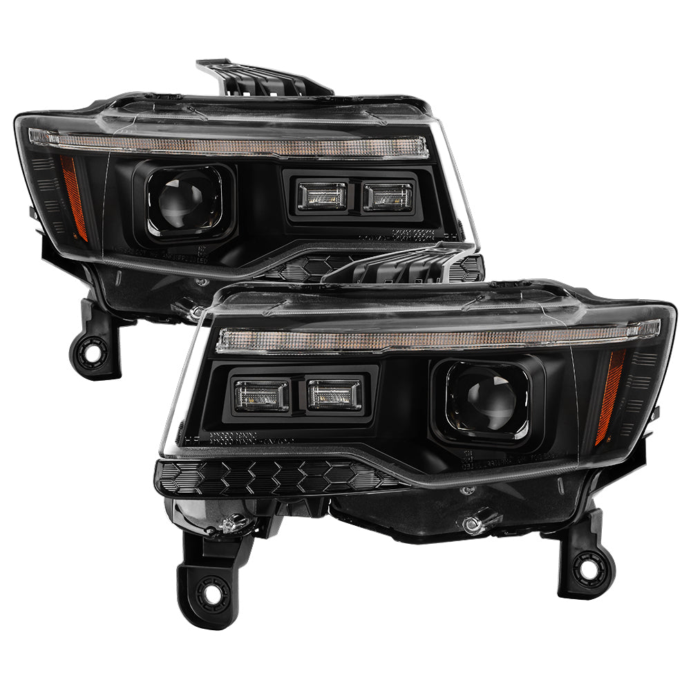 SPYDER 14-21 Jeep Grand Cherokee (HID Model Only) Projector Headlights - Black 5088956