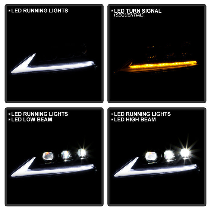 SPYDER Apex 11-13 Lexus IS 250/350 Factory Xenon/HID Model Only High-Power LED Module Headlights 5088826
