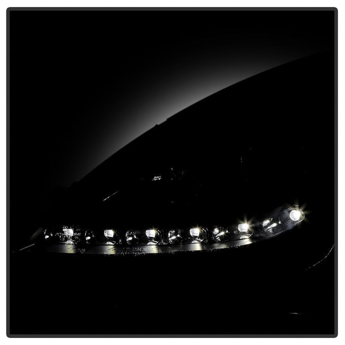 Spyder Mercedes Benz SLK 05-10 Projector Headlights Halogen Model- DRL Blk PRO-YD-MBSLK05-DRL-BK 5032546