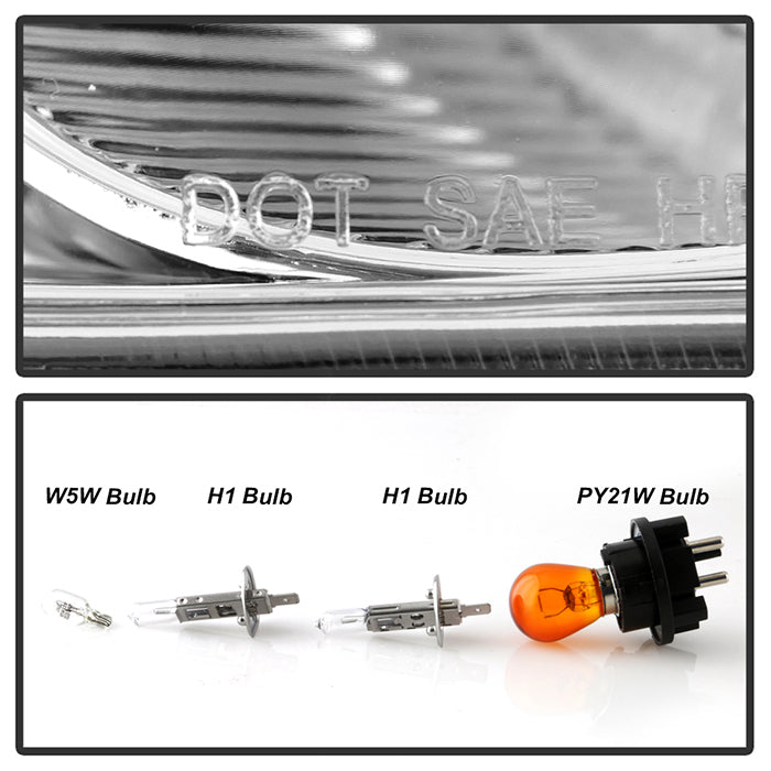 Spyder Mercedes Benz SLK 98-04 Projector Halogen Model- LED Halo Chrm PRO-YD-MBSLK98-1PC-HL-C 5011206