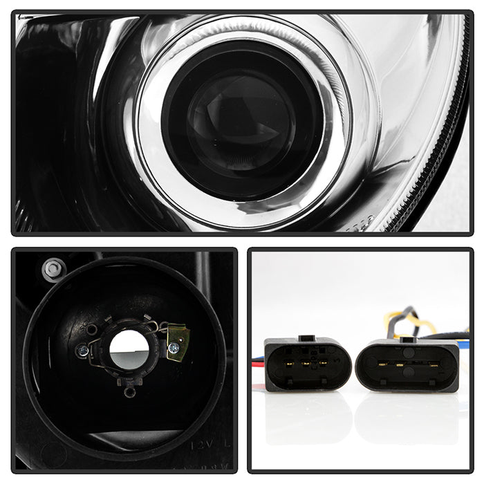 Spyder Mercedes Benz E-Class 03-06 Projector Headlights Halogen Model Only- Chrm PRO-YD-MBW21103-C 5042163