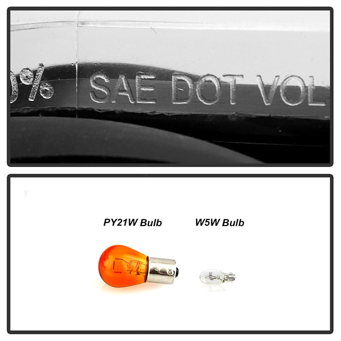 Spyder Mercedes Benz E-Class 03-06 Projector Halogen Model- DRL- Blk PRO-YD-MBW21103-DRL-BK 5017482