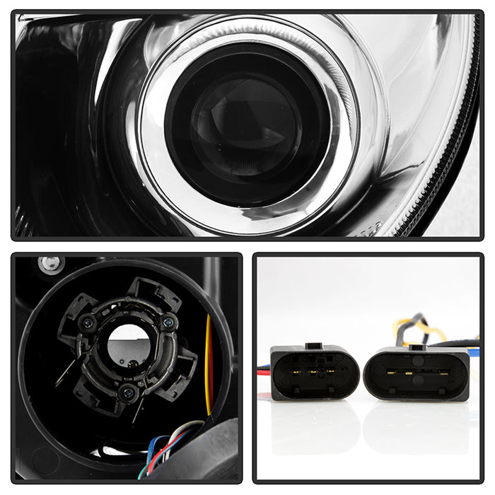 FR SPORT Spyder Mercedes Benz E-Class 03-06 Projector Headlights Xenon/HID Model- Chrm...