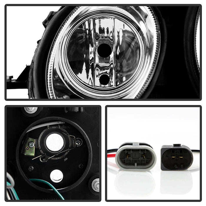 FR SPORT Spyder Mercedes Benz E-Class 03-06 Projector Headlights Xenon/HID Model- Chrm...