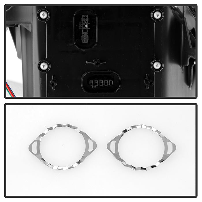 Spyder Mercedes Benz E-Class 03-06 Projector Xenon/HID Model- DRL- Blk PRO-YD-MBW21103-HID-DRL-BK 5029928