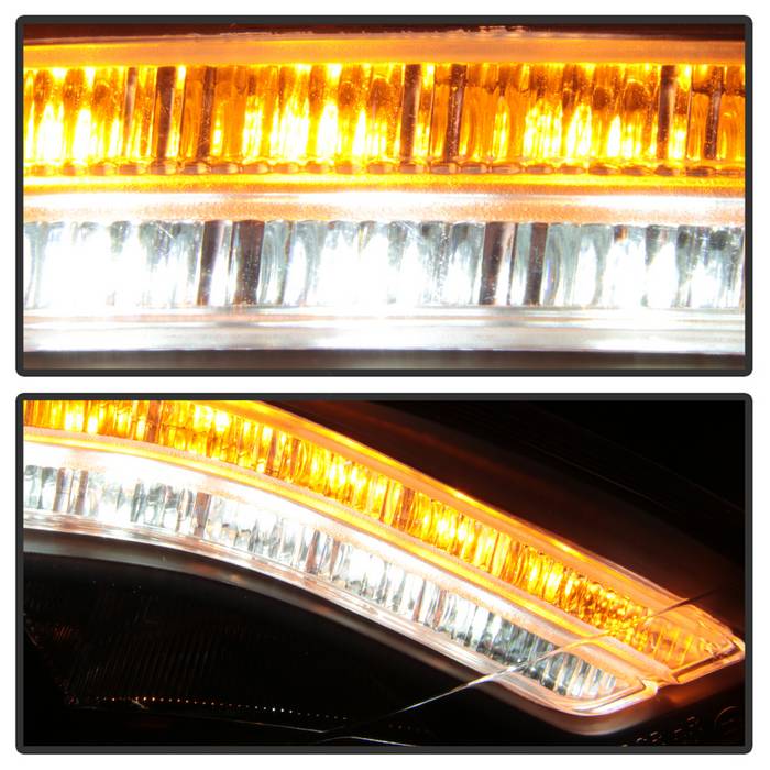 Spyder Mercedes W221 S Class 07-09 Headlights - HID Model Only - Black PRO-YD-MBW22107-HID-DRL-BK 5083890
