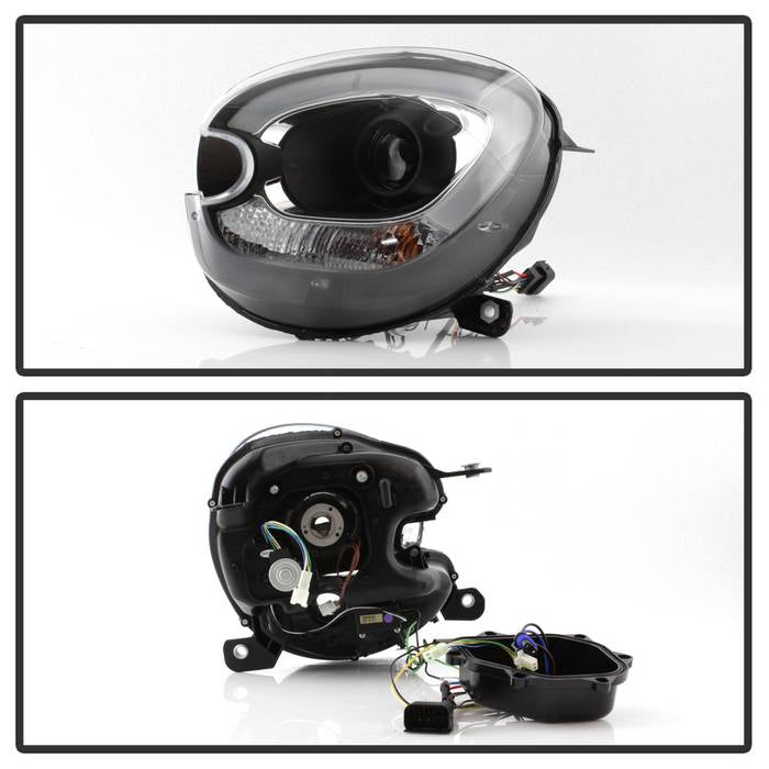 Spyder Mini Cooper Countryman 11-15 Headlights - Halogen Model Only - Black PRO-YD-MCO11-DRL-BK 5083449