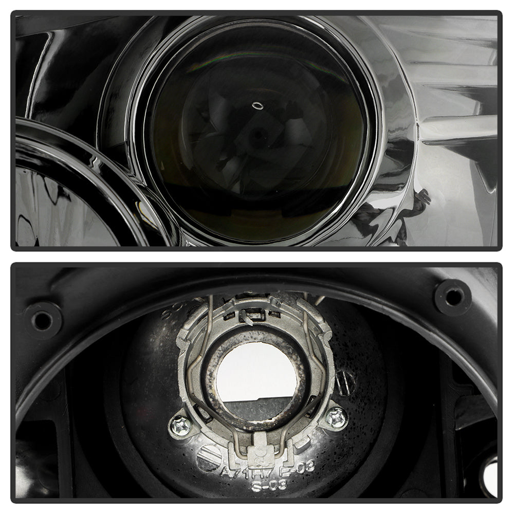 FR SPORT Spyder Nissan 350Z 03-05 Projector Headlights Halogen Model Only - DRL Smoke...
