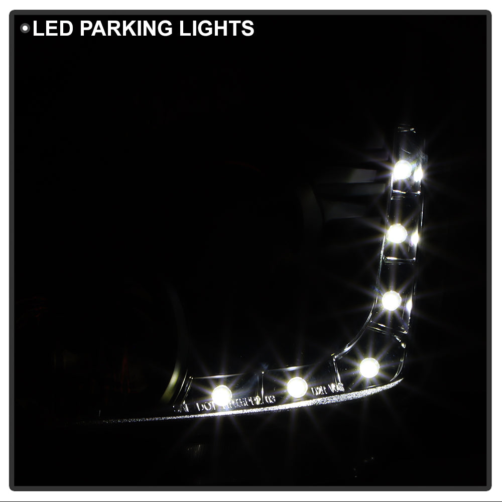 Spyder Nissan 350Z 03-05 Projector Headlights Xenon DRL Blk High H1 Lw D2R PRO-YD-N350Z02-HID-DRL-BK 5032225