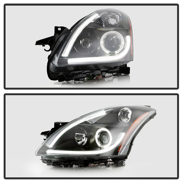 Spyder Nissan Altima 4Dr 10-12 Projector Headlights Light DRL LED Halo Blk PRO-YD-NA104D-LTDRL-BK 5076830