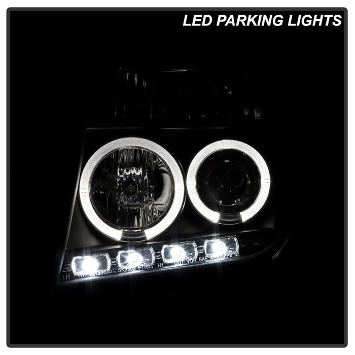 Spyder Nissan Frontier 05-08 Projector Headlights LED Halo LED Blk PRO-YD-NF05-HL-BK 5011527