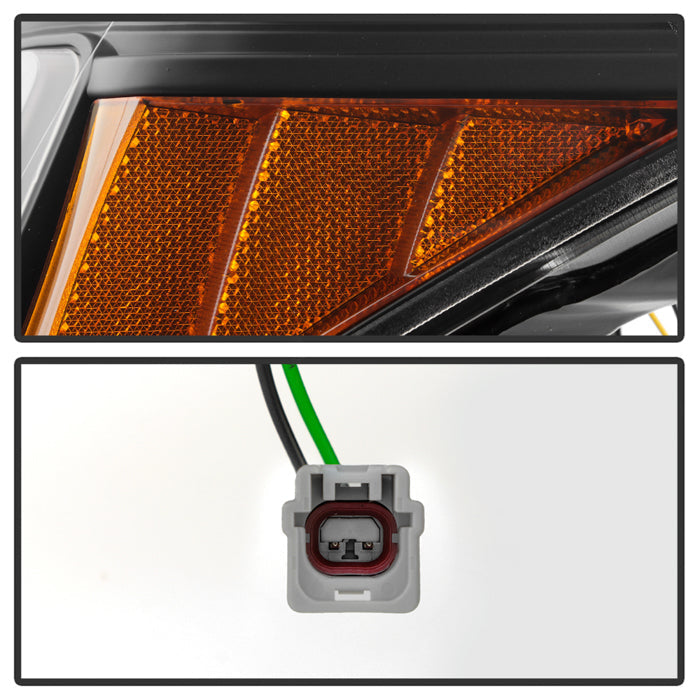 SPYDER Apex 05-08 Nissan Frontier High-Power LED Module Headlights - Black (PRO-YD-NF05AP-SEQGR-BK) 5089106