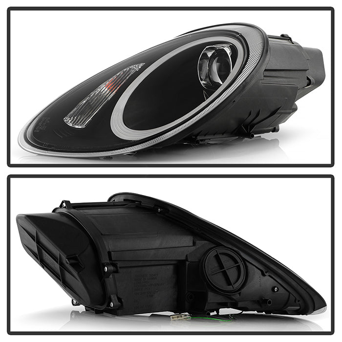 FR SPORT Spyder Porsche Cayman 05-08 Headlights - Halogen Model Only - Black...