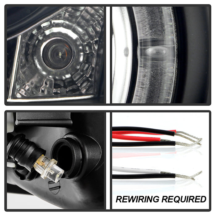 Spyder Pontiac G6 2/4DR 05-08 Projector Headlights LED Halo LED Blk Smke PRO-YD-PG605-HL-BSM 5078612