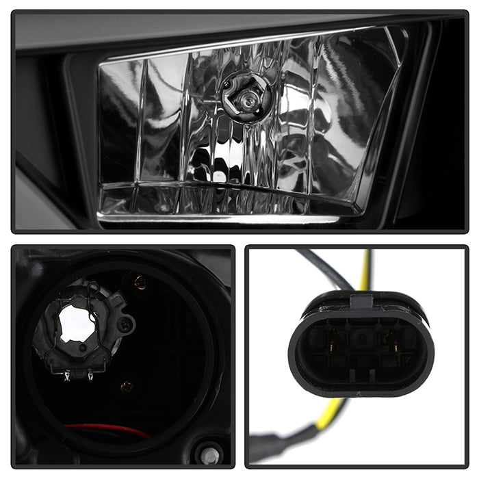 SPYDER 14-20 Toyota 4Runner Projector Headlights w/Seq. LED Turn Sig. LED White Light Bar Park Light 5088154