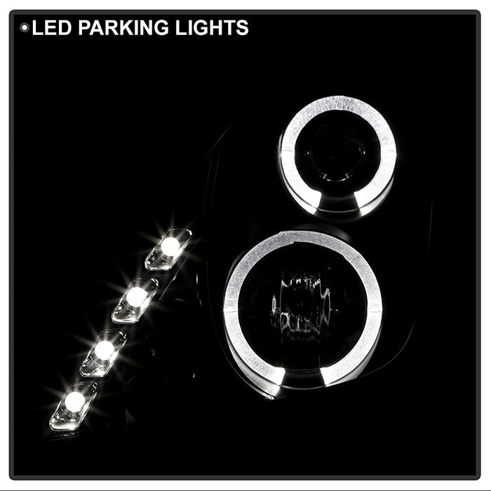 Spyder Toyota Celica 00-05 Projector Headlights LED Halo DRL Blk High H1 Low H1 PRO-YD-TCEL00-LED-BK 5011848