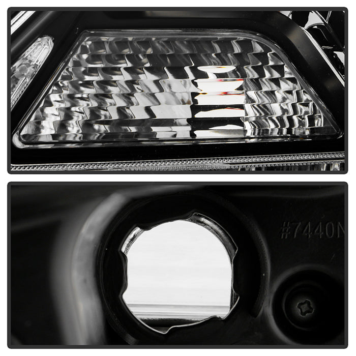 Spyder Toyota Sienna 2011-2014  Projector Headlights - DRL LED - Black PRO-YD-TSEN11-DRL-BK 5083982