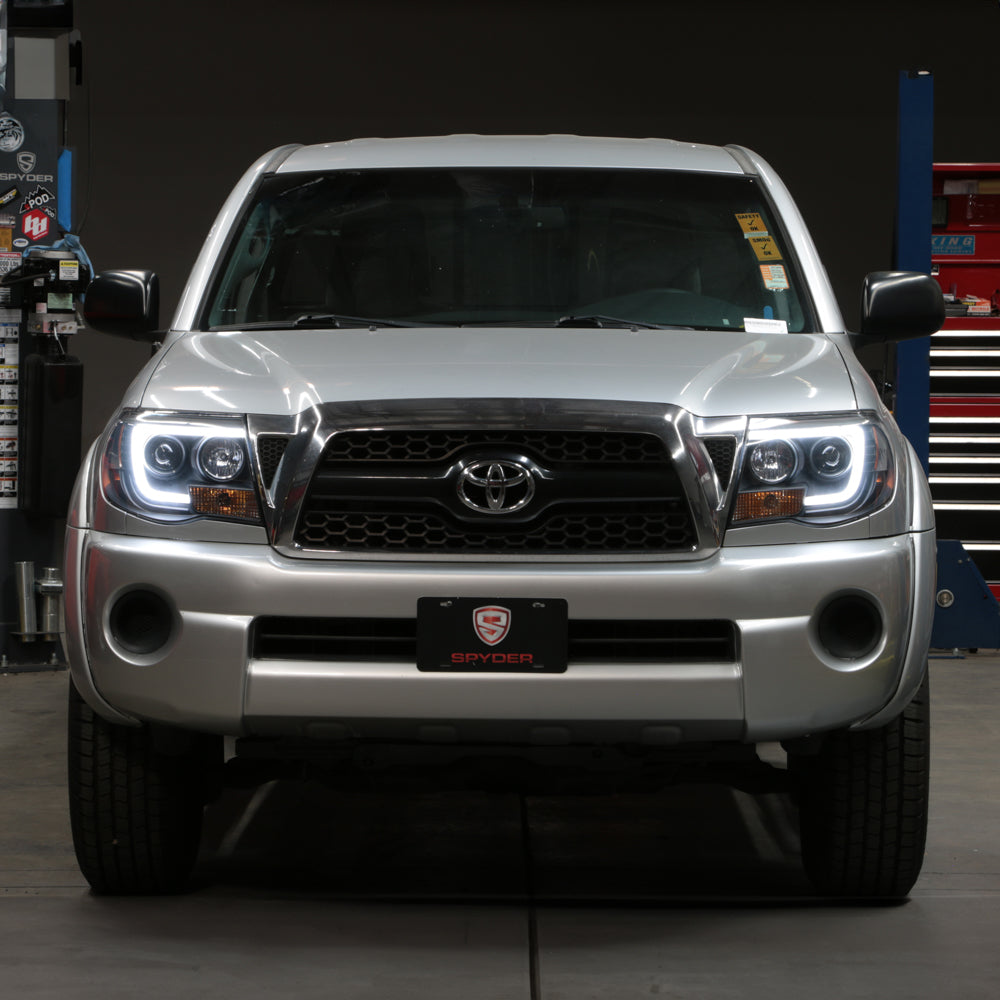 Spyder Toyota Tacoma 05-11 V2 High-Power LED Headlights - Black PRO-YD-TT05PL-BK 5088185