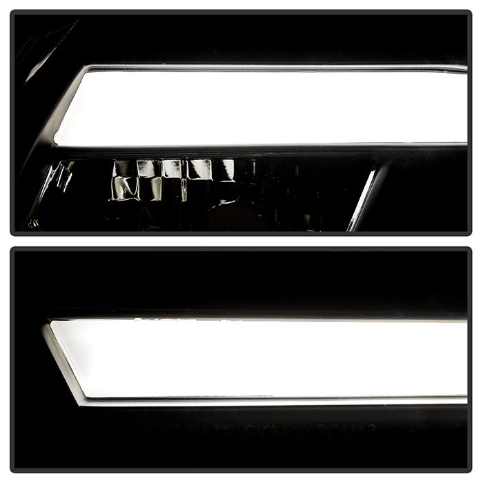 Spyder Toyota Tacoma 12-15 Projector Headlights Light Bar DRL Black PRO-YD-TT12-LBDRL-BK 5081711