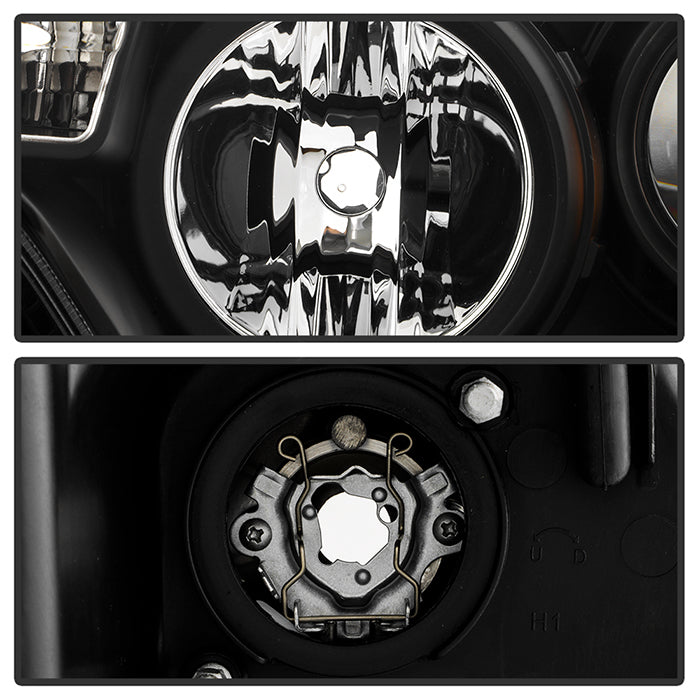 Spyder Toyota Tacoma 12-15 Projector Headlights Light Bar DRL Black PRO-YD-TT12-LBDRL-BK 5081711