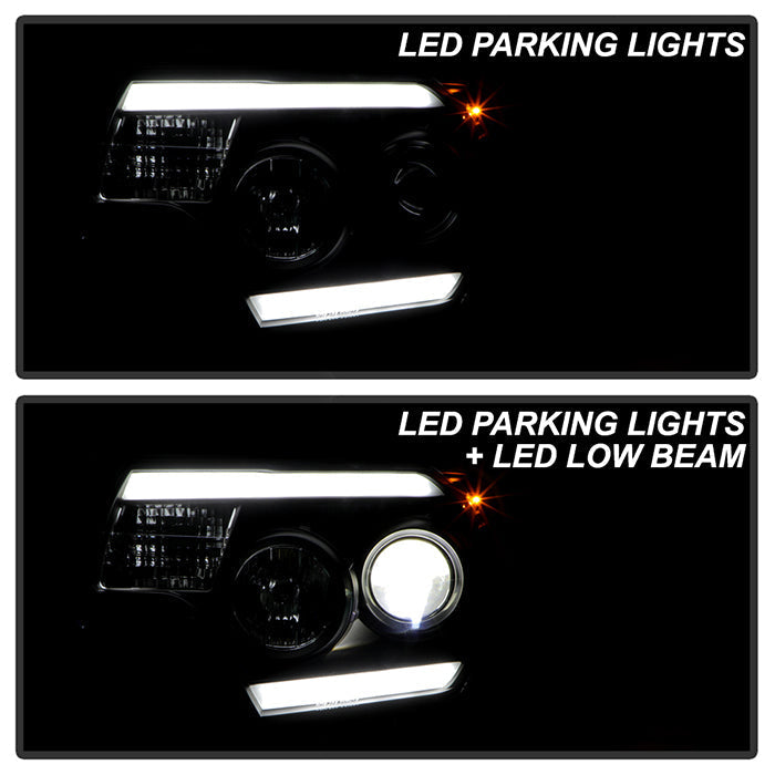 SPYDER 12-15 Toyota Tacoma High-Power LED Module Headlights 5088413