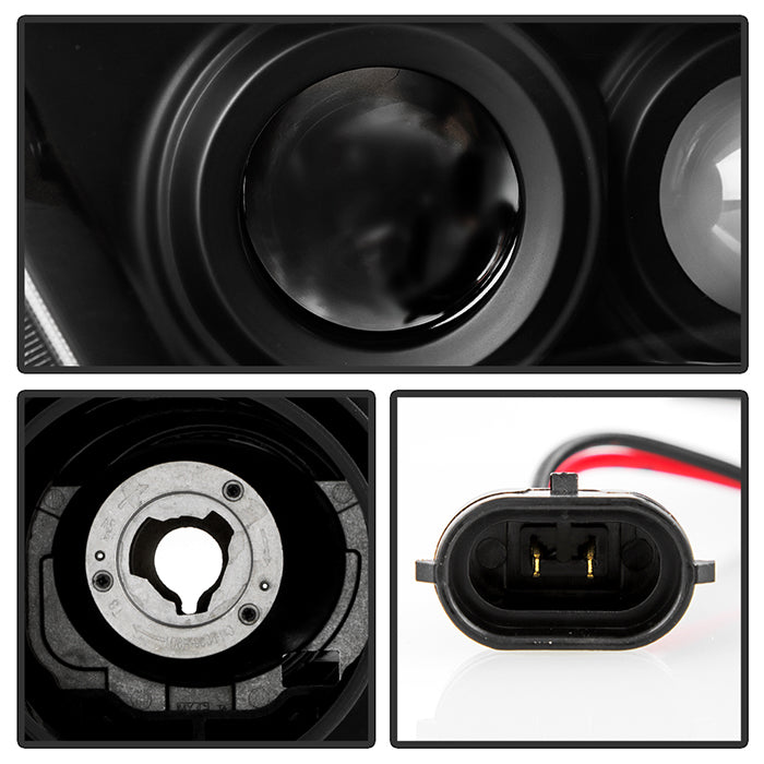 Spyder 16-18 Toyota Tacoma Projector Headlights - Seq LED Turn - Black - PRO-YD-TT16-LB-BK 5085818