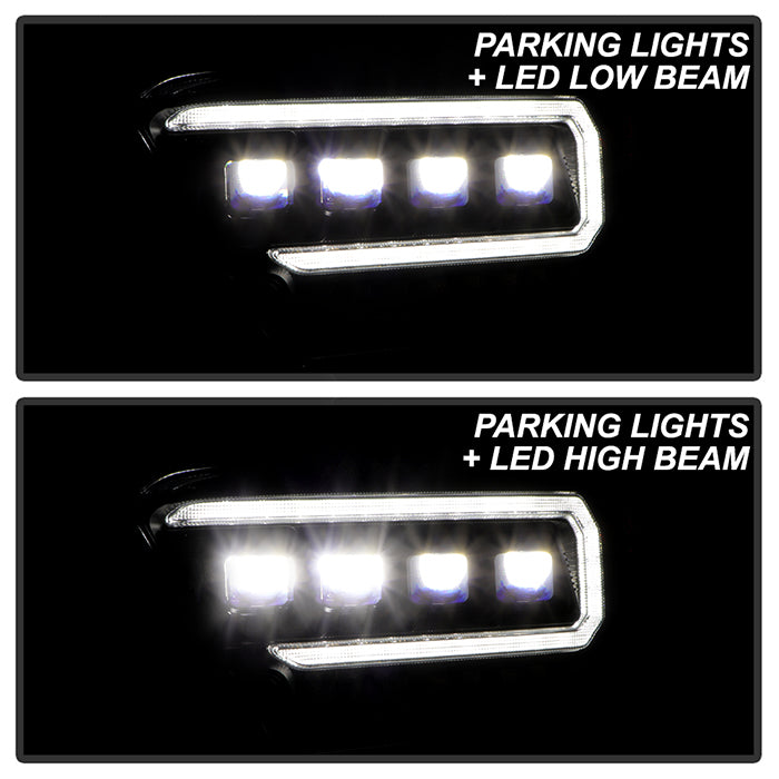 Spyder 16-20 Toyota Tacoma Halogen Model Only High-Power LED Headlights - Black PRO-YD-TT16HALAP-BK 5088376
