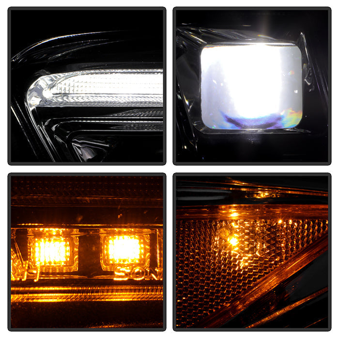 Spyder 16-20 Toyota Tacoma Halogen Model Only High-Power LED Headlights - Chrome PRO-YD-TT16HALAP-C 5088369