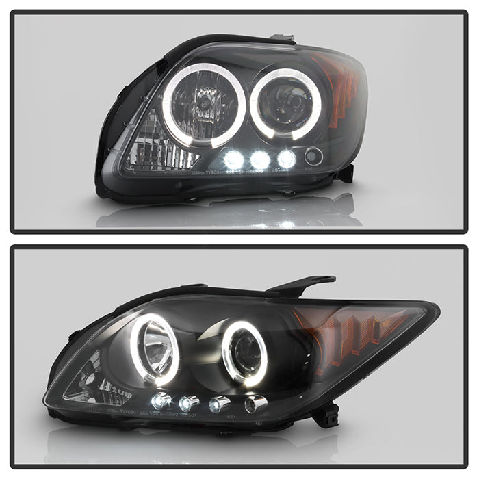 Spyder Scion TC 08-10 Projector Headlights LED Halo -Replaceable LEDs Blk PRO-YD-TTC08-HL-BK 5073303