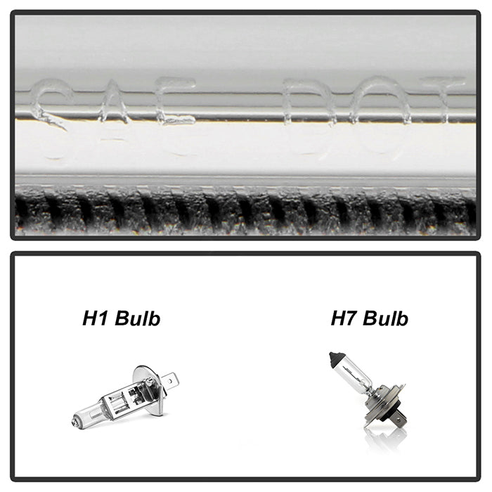 Spyder 07-13 Toyota Tundra V2 Light Bar DRL Projector Headlights - Chrome (PRO-YD-TTU07V2-LB-C) 5084651