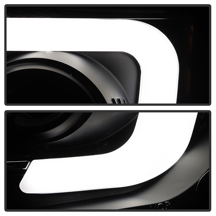 Spyder Toyota Tundra 2014-2016 Projector Headlights Light Bar DRL Black PRO-YD-TTU14-DRL-BK 5080158