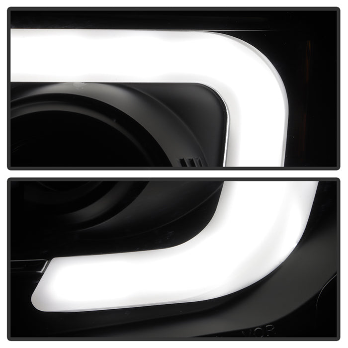 Spyder Toyota Tundra 2014-2016 Projector Headlights Light Bar DRL Black Smoke PRO-YD-TTU14-DRL-BSM 5080165